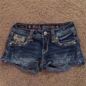 Rock Revival Denim Shorts